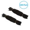 Beszin 12 Inch (100-pack) Hook and Loop Self Gripping Fastening Cable Ties 1/2" Width - Multipurpose Microfiber Cloth Cable Organizer Self Adesive Pre-Cut Straps view 2