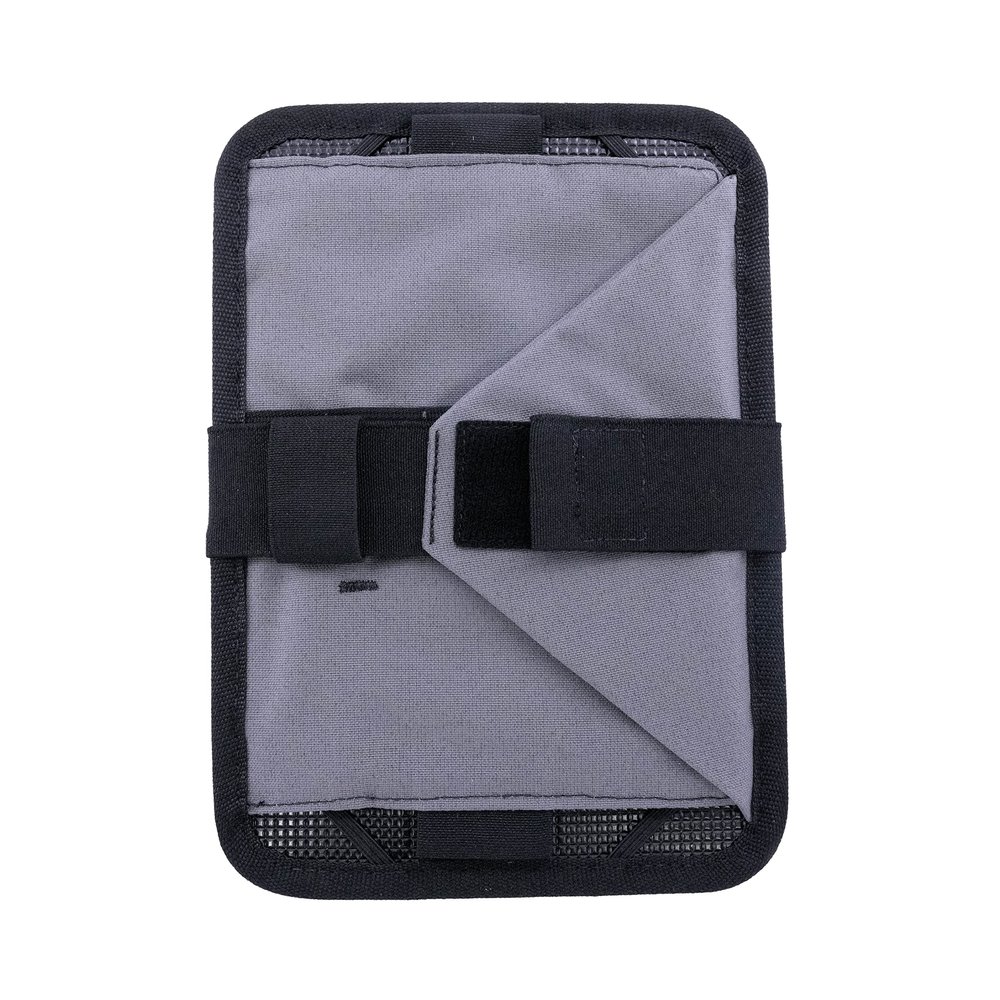Tech Kneeboard for Pilots - Compatible with Apple iPad mini - Includes clipboard, Notebook, & All-Weather Pen - Wolf Grey