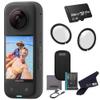 Insta360 X3 - Waterproof 360 Action Camera with 1/2" 48MP Sensors, 5.7K 360 HDR Video, 72MP 360 Photo, 4K Single-Lens, 60fps Me Mode, 2.29" Touchscreen, AI Editing |Bundle Includes Lens Guard&256GB view 1