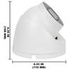 R-TECH 4-in-1 AHD/CVI/TVI/Analog Outdoor/Indoor Turret Dome Camera (8MP/4K) view 2