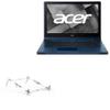 BoxWave Stand and Mount Compatible with Acer Enduro Urban N3 (EUN314-51W) - Pocket Aluminum Stand 3-in-1, Portable Multi Angle Viewing Riser - Metallic Silver view 1