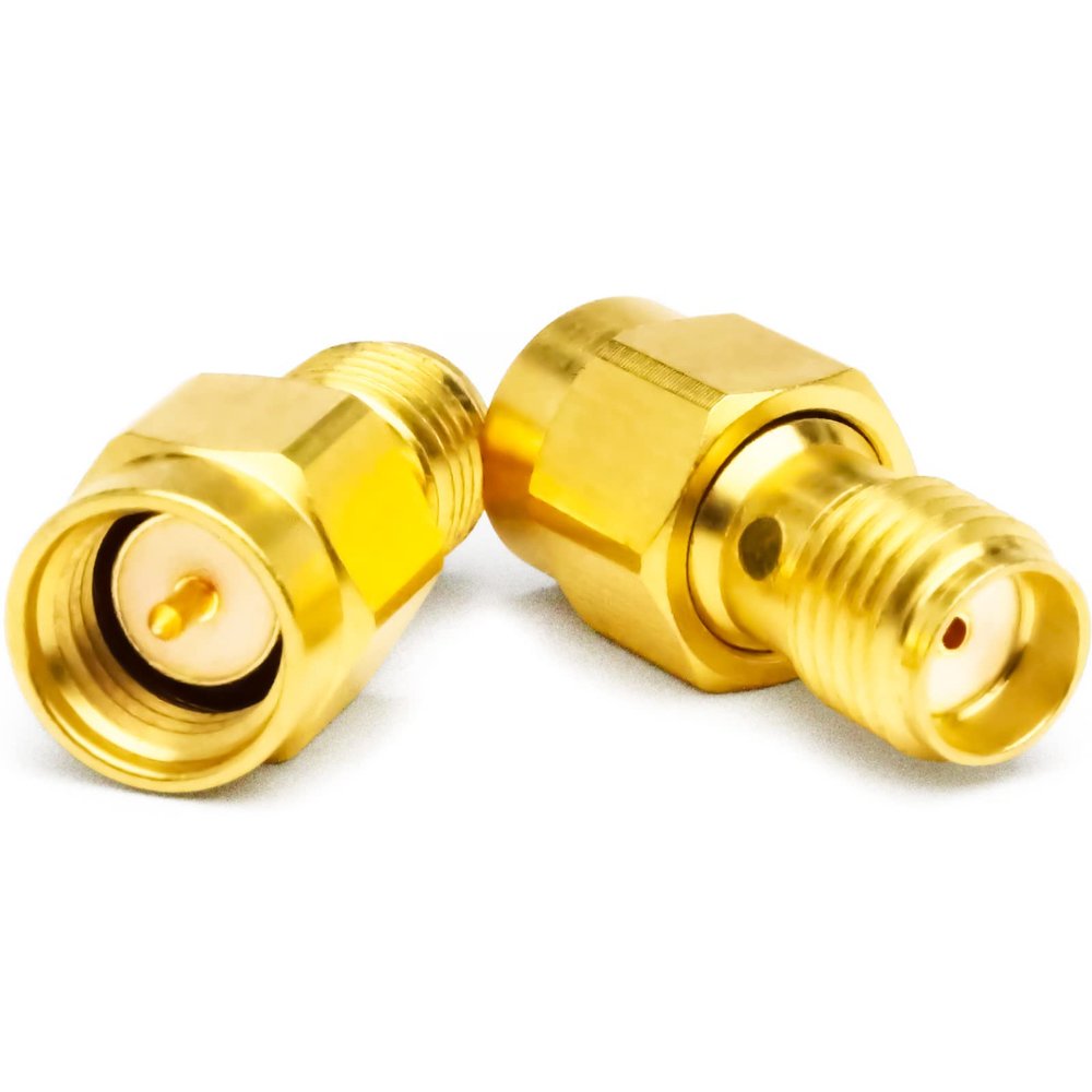 TOJOIN RF Coaxial Adapter Connector SMA Male to Female DC-12GHZ 50ohm, RF SMA Adapter for RF Cable, Coupler Antenna, Extension Cable, WiFi, 2PCS