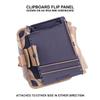 Tech Kneeboard for Pilots - Compatible with Apple iPad mini - Includes clipboard, Notebook, & All-Weather Pen - Woodland M81 Camo view 2