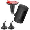2Pack Adhesive Wall Mount for Ring Stick Up Cam & Ring Outdoor Cam Plus, 360 Degree Adjustable Screwless Bracket for Your Surveillance Camera, 2 Ways Installation Without Drilling (Black) view 1