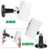 2Pack Adhesive Wall Mount for Ring Stick Up Cam & Ring Outdoor Cam Plus, 360 Degree Adjustable Screwless Bracket for Your Surveillance Camera, 2 Ways Installation Without Drilling (Black) view 4