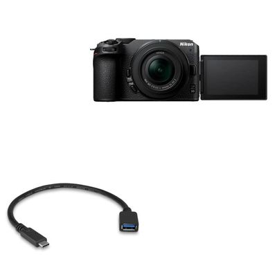 BoxWave Cable Compatible with Nikon Z30 - USB Expansion Adapter, Add USB Connected Hardware to Your Phone