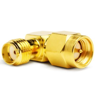 TOJOIN RF Coaxial Adapter Connector Right Angle Adapter 90 Degree SMA Male to SMA Female DC-8GHZ 50ohm for RF Cable, Coupler Antenna, Ham Radio, WiFi, 2PCS