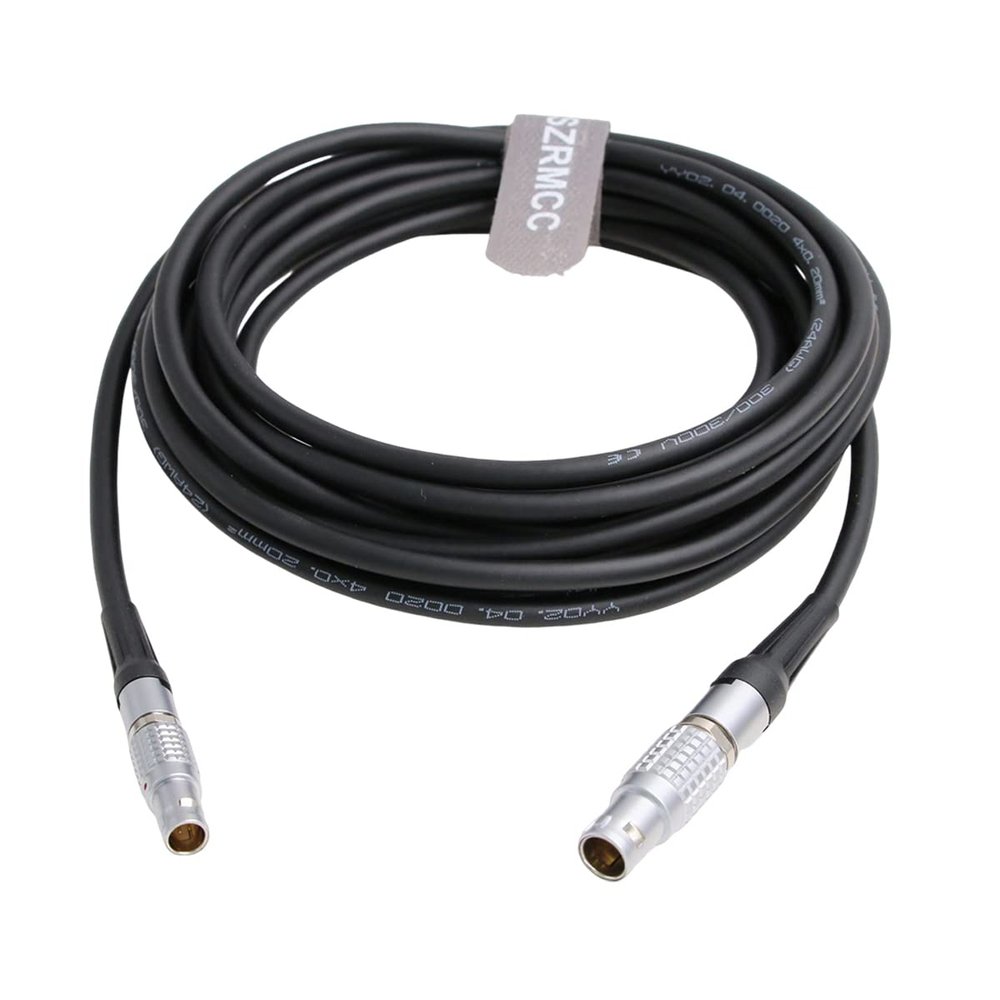 SZRMCC Extended Wired Control Cable for DJI Ronin Tethered Control Handle 6 Pin to 6 Pin Communication Expansion Port for DJI Ronin RS2 (2m, Straight 6 Pin-Straight 6 Pin)