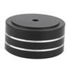Pasotim 4Pcs 40X20mm Aluminum HiFi AMP Speaker Isolation Stand Turntable Feet Pad (Black) view 3