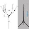 Four Arms LED Light for Photography,2800k-6500k CIR80+ 30w Fill Light for Live Stream Video Recording Eyebrow Tattoo Makeup YouTube Videos Product Photography view 4