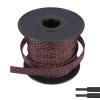100ft - 1/8 inch Braided Cable Management Sleeve Cord Protector PET Expandable Braided Sleeving-Self-Wrapping Wire Loom for TV/Computer/Home Theater/Engine Bay - Black&Red view 1