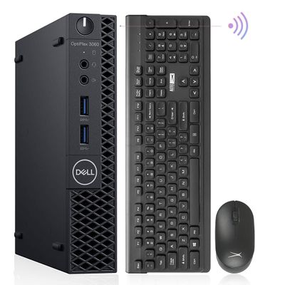 Dell Mini PC Windows 11 Micro Computer OptiPlex 3060 Desktop,i5-8500T 32GB Ram 512GB M.2 NVMe M.2 SSD,AX210 Built-WiFi 6E,HDMI Dual Monitor Support,Wireless Keyboard Mouse Only by Titan ITAD(Renewed)
