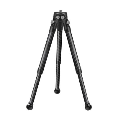 BGNing Carbon Fiber Tripod, Retractable Camera Stabilizer, Carbon Fiber Extendable Adjustable Selfie Stick for for Mobile Phone DSLR Cameras (Load-Bearing 3.5KG)