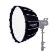 FEELWORLD FSP60 Portable Deep Parabolic Softbox, 60cm 23.6 Inch for FEELWORLD FL125D FL125B FL225D FL225B and Other Bowens Mount Video Studio Light, for Live Streaming, Videography, Photography view 1