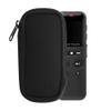 kwmobile Neoprene Voice Recorder Case Compatible with Universal Voice Recorder - Inside Size 4.5 x 1.8 inches (11.5 x 4.5 cm) - Black view 1