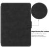 BOZHUORUI Slim Case for Kindle Paperwhite 5th/6th/7th Generation Prior to 2018 (2012-2017 Release,Model EY21 & DP75SDI) - Premium PU Leather Protective Cover with Auto Sleep/Wake (Dark Grey) view 4