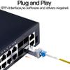 10G SFP+ Twinax Cable, Direct Attach Copper() 10GBASE SFP Passive Cable for SFP-H10GB-CU1M,(0.5M) view 2