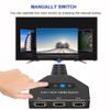 HDMI Switch 3 in 1 Out, 4K@30hz HDMI Splitter Supports Full HD 1080P 3D Compatible with Roku Fire TV Stick HDTV PS4/PS5 Xbox One Chromecast view 4