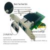 10Gb PCIE x4/x8/x16 Ethernet Network Adapter with Intel X550T2 Dual Copper RJ45 Port 1GbE/2.5GbE/5GbE/10GbE LAN Card NIC 10GBase-T X550AT Server Support Windows/Linux/VMware view 2