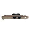 10Gb PCIE x4/x8/x16 Ethernet Network Adapter with Intel X550T2 Dual Copper RJ45 Port 1GbE/2.5GbE/5GbE/10GbE LAN Card NIC 10GBase-T X550AT Server Support Windows/Linux/VMware view 4
