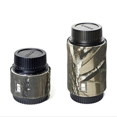ROLANPRO Camera Lens Camouflage Rain Cover Barlow Cover for Canon EF 2X II DSLR Camera Barlow