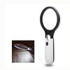 YANYUESHOP Handheld 75mm 3X / 22mm 45X Magnification Magnifier with 3-LED Lights OfficeProducts view 1