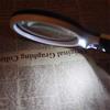 YANYUESHOP Handheld 75mm 3X / 22mm 45X Magnification Magnifier with 3-LED Lights OfficeProducts view 4