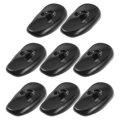 SOLUSTRE 8pcs Silicone Hair Dye Ear Covers Reusable Earmuffs for Hair Coloring and Treatments Protects Ears from Heat and Stains for Salons and Home Use