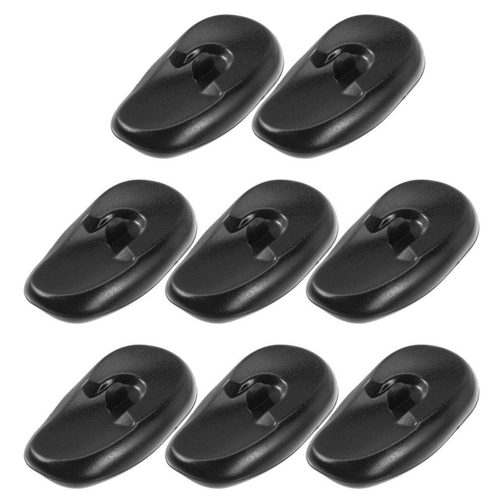 SOLUSTRE 8pcs Silicone Hair Dye Ear Covers Reusable Earmuffs for Hair Coloring and Treatments Protects Ears from Heat and Stains for Salons and Home Use