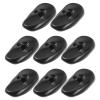 SOLUSTRE 8pcs Silicone Hair Dye Ear Covers Reusable Earmuffs for Hair Coloring and Treatments Protects Ears from Heat and Stains for Salons and Home Use view 1