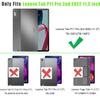 Kepuch Custer Case for Lenovo Tab P11 Pro 2nd 2022 11.2" TB132FU TB138FC,Ultra-Thin PU-Leather Hard Shell Cover for Lenovo Tab P11 Pro 2nd 2022 11.2" TB132FU TB138FC - Black view 2