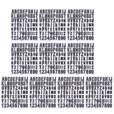 Housoutil Busy Sign for Office Door 10 Sheets Adhesive Letter Stickers Letter Decals for Scrapbooking White Mailbox Number Stickers