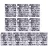 Housoutil Busy Sign for Office Door 10 Sheets Adhesive Letter Stickers Letter Decals for Scrapbooking White Mailbox Number Stickers view 1
