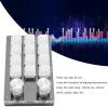 12 Keys Mini Keyboard One Hand Macro Mechanical Keyboard with 2 Adjustment Knobs, Plug and Play, Multifunction Shortcut Programmable Suitable for Office Gaming Lab(Black and White) view 2