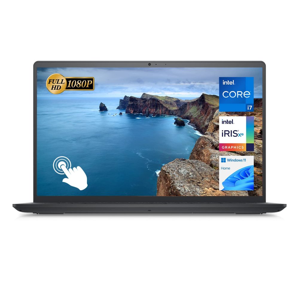 DELL Inspiron 3530 Premium Laptop, 15.6" Full HD Touchscreen, Intel Core i7-1355U, 32GB RAM, 1TB PCIe SSD, Webcam, HDMI, Wi-Fi, Bluetooth, Windows 11 Home, Black