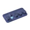 Cable Management Magnetic Cord Organizer SHEEAST Desktop Cable Keeper Multipurpose Cable Holder Desk Organization, 5 Clips for USB C Cables, Micro Cables, Sticks to Wood Marble Metal Glass, Blue view 1