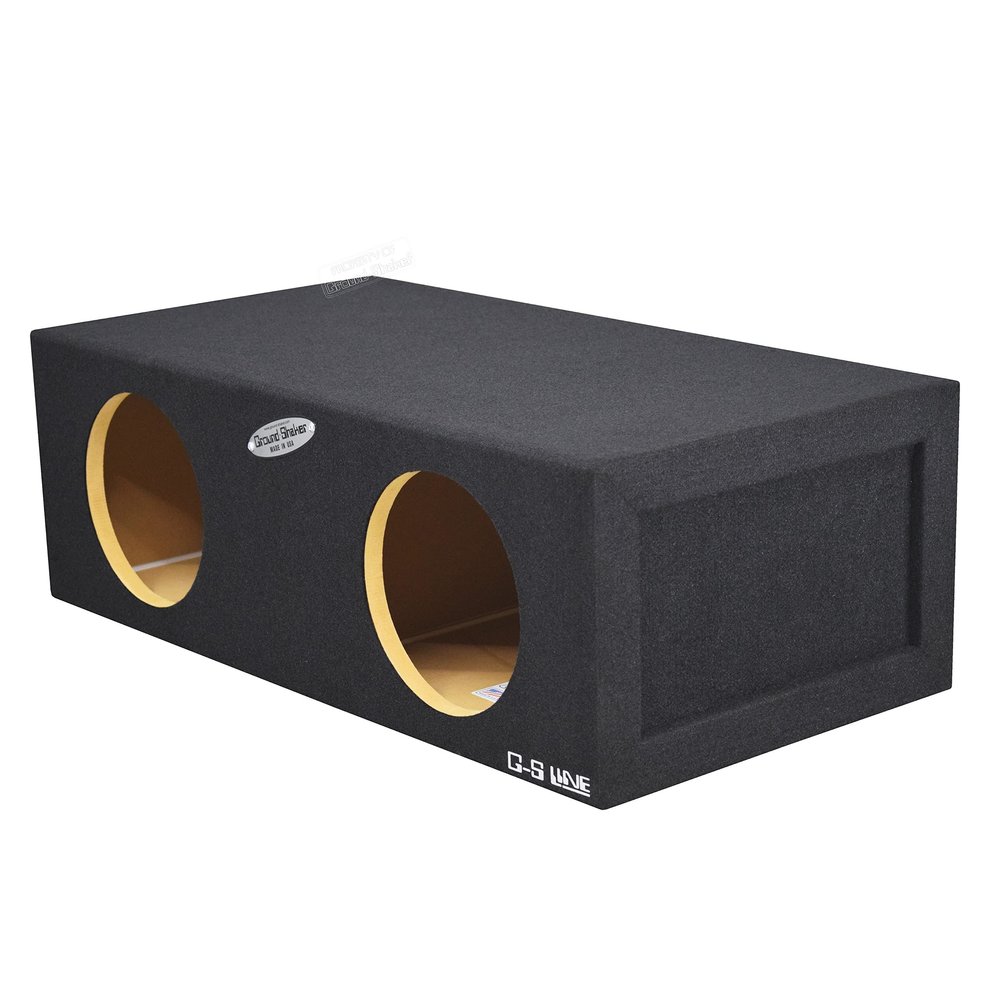 8" Dual Sealed X-Large Sub Box Sub Woofer Enclosure 8" Ground Shaker Box