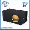 10" Single Ported/Vented X-Large Sub Box Sub Woofer Enclosure 10" Ground Shaker Box view 2