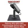 Dejavoo QD2, QD4 & QD5 Freestanding Swivel and Tilt Stand with Square Plate view 2