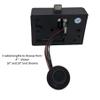 Lock Connection Fingerprint - Black Bezel Biometric Cabinet Lock F-B32. (F-B32-39- 39" Cable Length) view 4