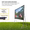 Kodak 150 Portable Projector Screen W/Stand - Fast Fold White Projection Backdrop for Outdoor & Indoor Movies with Tripod, Outdoor Stability Kit, & Black Storage Carry Case view 4