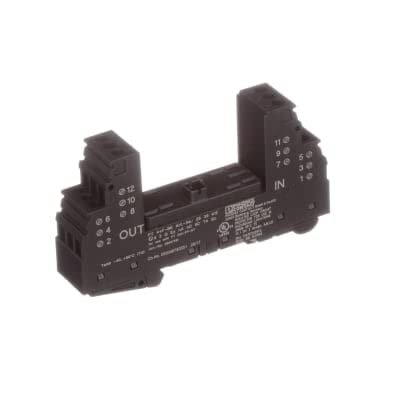 2839415, Surge Protection Base-Element, 4pos, 2 Wire Pairs, Gas-Filled Surge Arrester Between The Connections 3-4 (GND) and 9-10, PT 4+F-BE