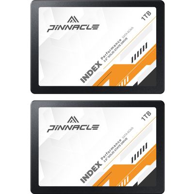 Timetec 1TBx2 (2 Pack) SSD 3D NAND SATA III 6Gb/s 2.5 Inch 7mm (0.28") Read Speed Up to 550 MB/s SLC Cache Performance Boost Internal Solid State Drive for PC Computer Desktop and Laptop