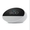 Amazon Echo Spot (newest model), Great for nightstands, offices and kitchens, Smart alarm clock, Designed for Alexa+, Glacier White view 1