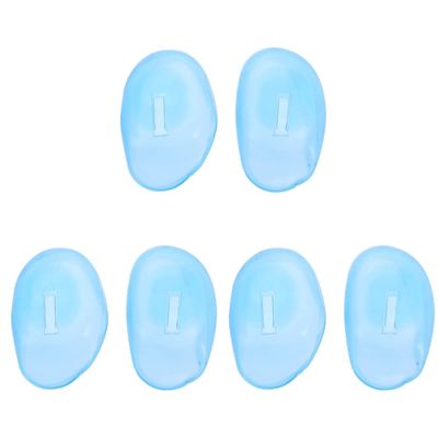 Healifty 3pairs Silicone Ear Protection Cover for Hair Dyeing Ear Shields for Salon Use Flexible Protectors Sky Blue Essential for Personal and Professional Hairdressing