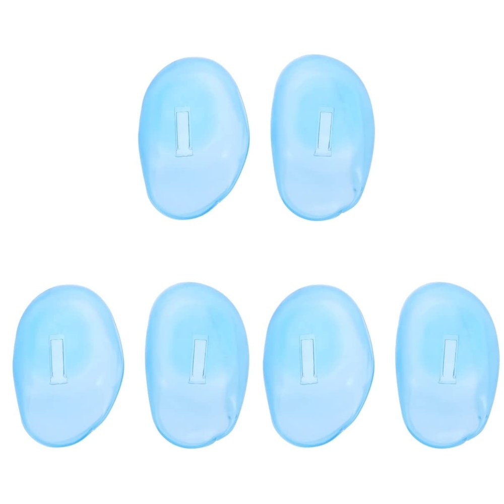Healifty 3pairs Silicone Ear Protection Cover for Hair Dyeing Ear Shields for Salon Use Flexible Protectors Sky Blue Essential for Personal and Professional Hairdressing