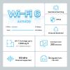 Tenda AX5400 Mesh WiFi 6 System Nova MX15 Pro - 6 * 3dBi Antennas up to 7300 sq.ft WiFi Coverage - Wi-Fi 6 Mesh for up to 200 Devices, 3*Gigabit Ports, Easy Setup, Amazon Alexa, 3-Pack view 2