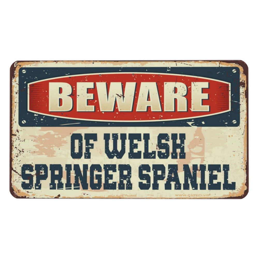 The Mouse Pad Funny Beware of Welsh Springer Spaniel Mouse Pad Large Desk Mat This is Fine Mouse Pad (Size : 36X60CM)