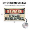 The Mouse Pad Funny Beware of Welsh Springer Spaniel Mouse Pad Large Desk Mat This is Fine Mouse Pad (Size : 36X60CM) view 4