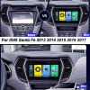 9'' Android 11 2 Din Car Navigation Stereo Bluetooth WiFi FM RDS Car Radio for IX45 Santa Fe 2013-2017 Suppot Steering Wheel Control CarPlay DAB+ OBD2 with Rear Camera view 2